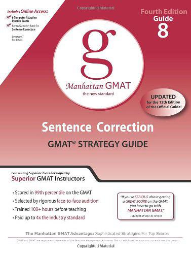 Sentence Correction GMAT Preparation Guide, 4th Edition (Manhattan GMAT Preparation Guides)