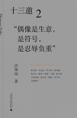 十三邀2：“偶像是生意，是符号，是忍辱负重”
